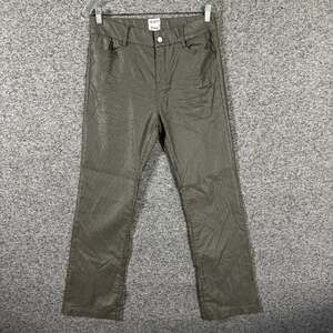 Bevy Flog Women's Size 30 Brown High Waisted Straight Leg Stretch Khaki Pants